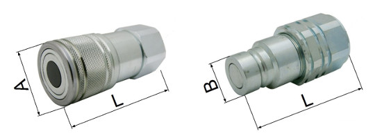 Hydraulikkupplung flachdichtend identifizieren