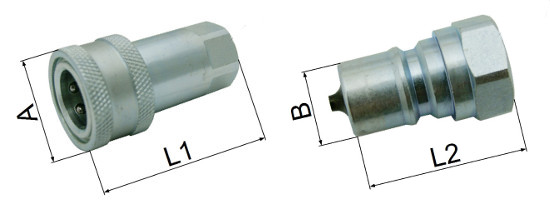 Hydraulikkupplung ISOB identifizieren