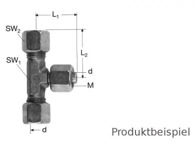 10L - M16x1,5 T-Verschraubung einstellbar ML