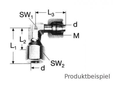 8S - M16x1,5 Winkelverschraubung einstellbar MS