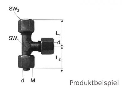 12S - M20x1,5 L-Verschraubung einstellbar MS