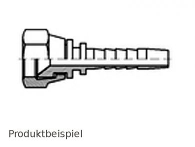 DGJ-1/2 20h UNF-amerikanisch zllig DN6-Edelstahl