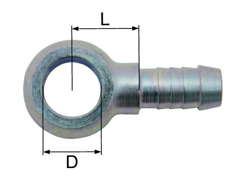 8mm Ringnippel für Schlauch 5-6mm - DN3/4