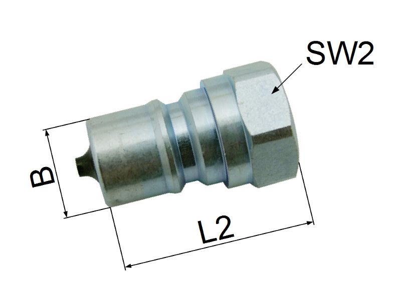 Hydraulik SVK Steckkupplung Stecker schwere Baureihe alle Größen Kupplung 