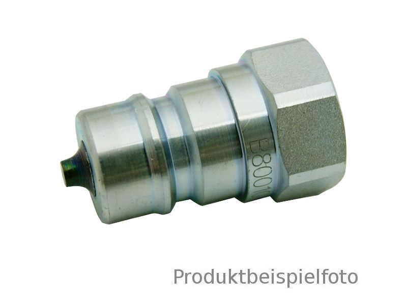 Hydraulik Schnellverschlusskupplung Stecker 3/4" Edelstahl Kupplung Stecknippel 