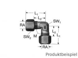 10L-M16x1,5- Winkelverschraubung 90 metrisch leicht MMS