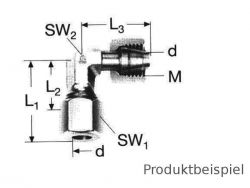 8L - M14x1,5, Winkelverschraubung einstellbar ML